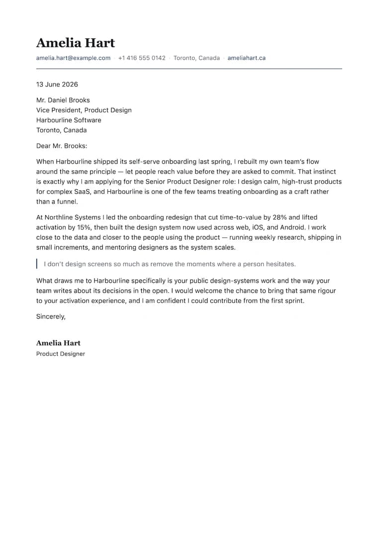 Modern Letterhead - Rendered PDF